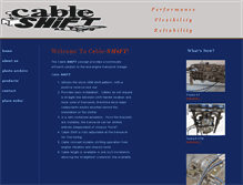 Tablet Screenshot of cableshift.com